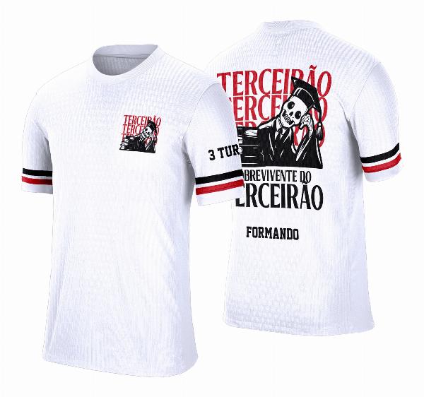 Camisa Terceirão Arte Vetor Frase