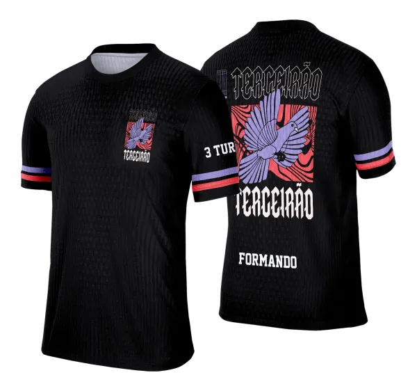 Camisa Terceirão Arte Vetor Pássaro