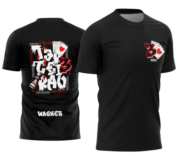 Camisa Terceirão Cartas e Xadrez