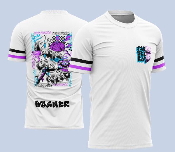 Camisa Terceirão Foguete com Particulas