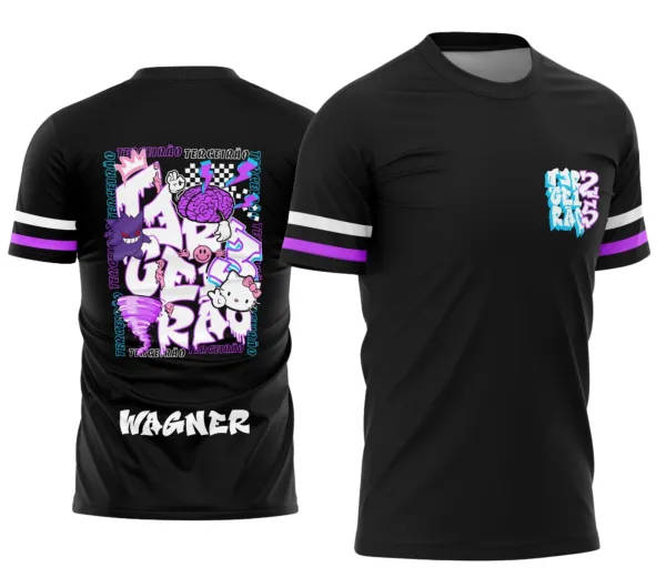 Camisa Terceirão Gengar e Hello Kitty 2026 v3