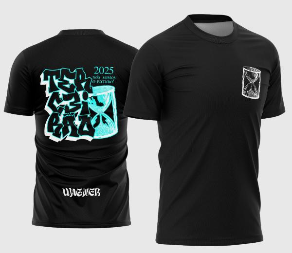 Camisa Terceirão Graffiti de Rua 2025 Ampulheta