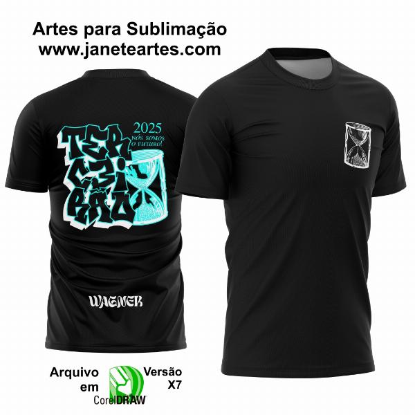 Camisa Terceirão Graffiti de Rua 2025 Ampulheta