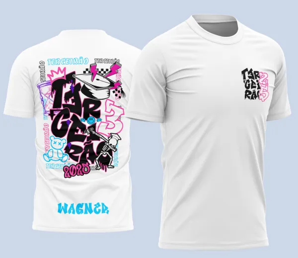 Camisa Terceirão Graffiti de Rua 2026 Esqueleto