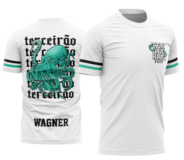 Camisa Terceirão Polvo Verde