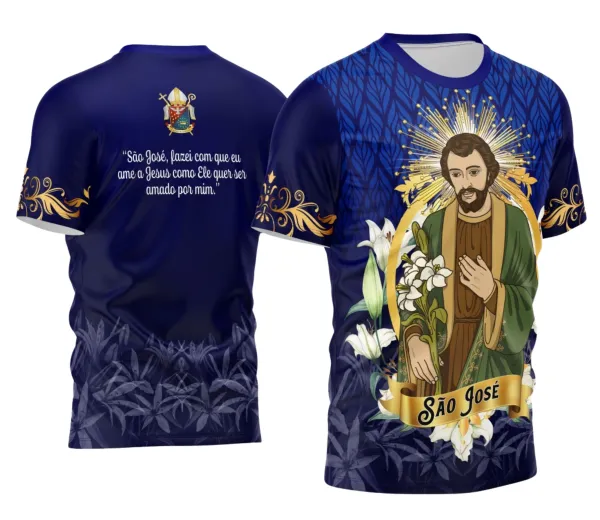 Camisa Vetor Religião São José