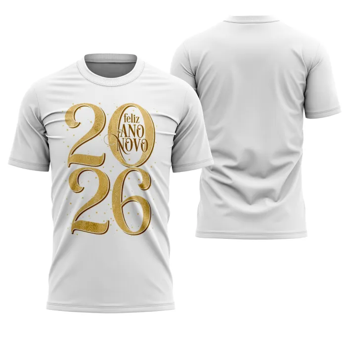 Camisa de Ano Novo 2026 – Estilo e Sorte para o Réveillon 2026