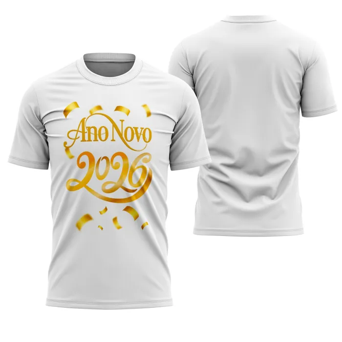 Camisa de Ano Novo 2026 – Estilo e Sorte para o Réveillon 2026
