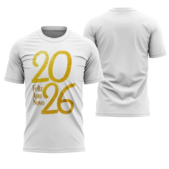 Camisa de Ano Novo 2026 – Estilo e Sorte para o Réveillon 2026