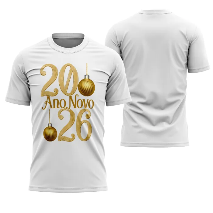 Camisa de Ano Novo 2026 – Estilo e Sorte para o Réveillon 2026