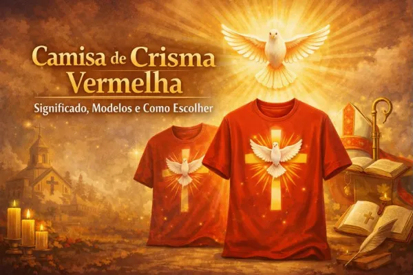 Camisa de Crisma Vermelha: Significado, Modelos e Como Escolher