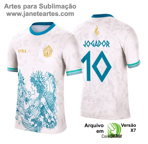 Camisa de Interclasse Hera 2025 - Arte Vetor Template