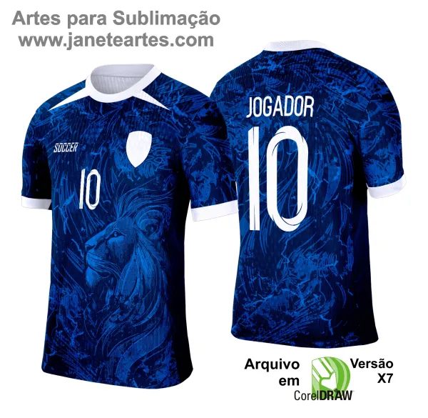 Camisa de Interclasse Leão 2025 - Arte Vetor Template