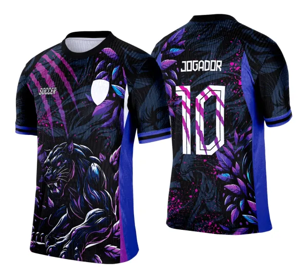 Camisa de Interclasse Pantera Negra 2025 - Arte Vetor Template