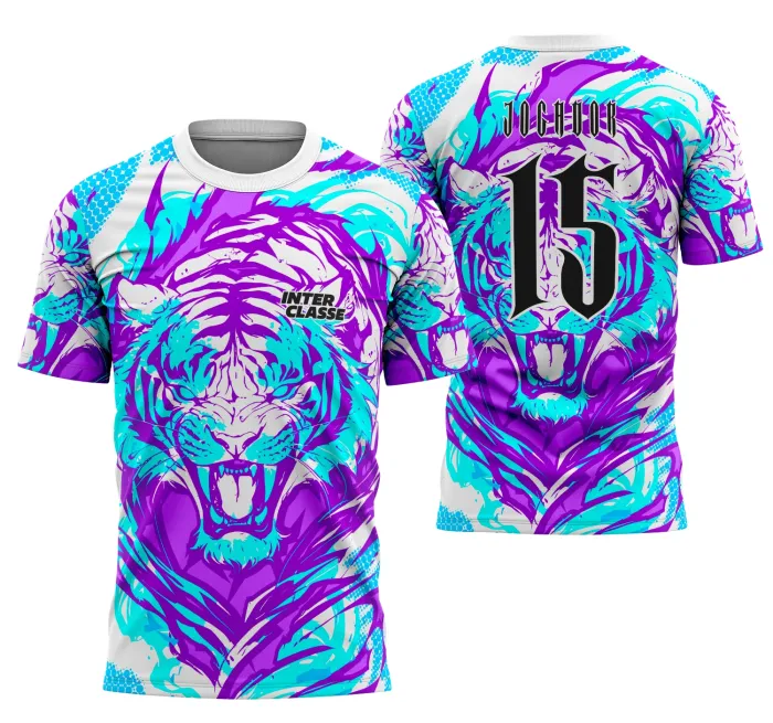 Camisa de Interclasse Tigre Azul 2025 – Arte Digital Exclusiva