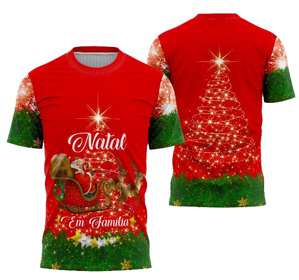 Camisa de Natal em Família 2025 Modelo 02