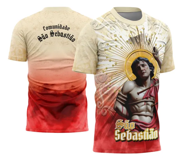 Camisa de Religião São Sebastião Modelo 8