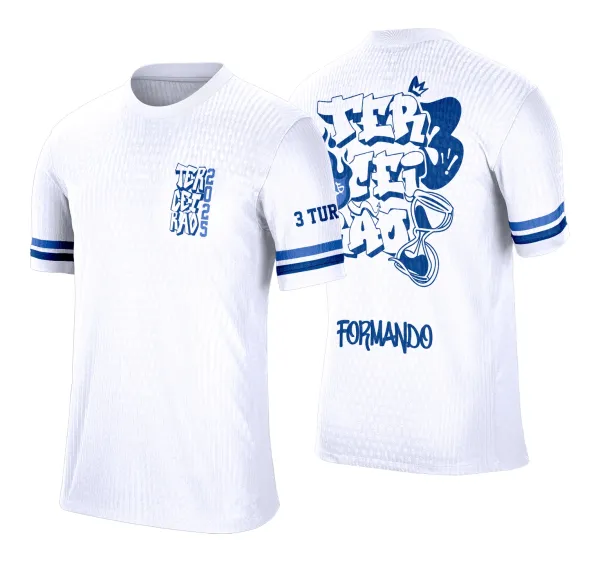 Camisa de Terceirão 2026 Grafitte Ampulheta Azul