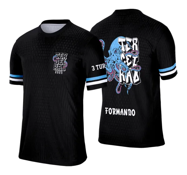 Camisa de Terceirão 2026 Grafitte Polvo Azul