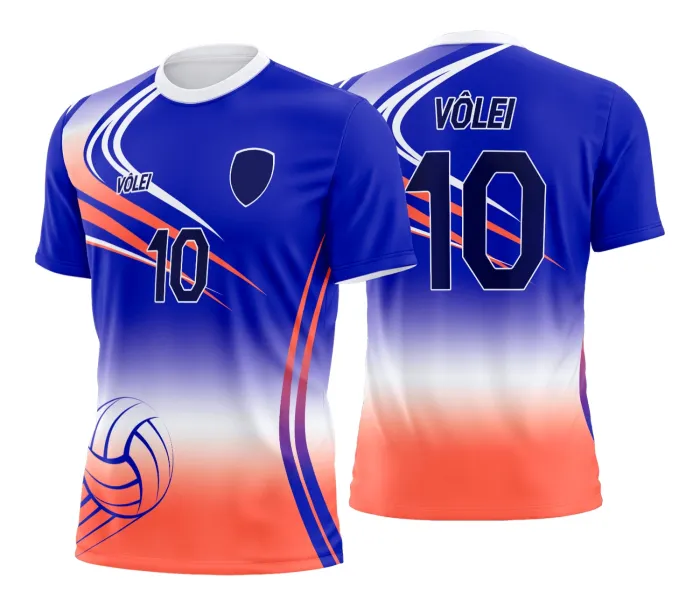 Arte Estampa Camisa de vôlei feminino olímpiadas