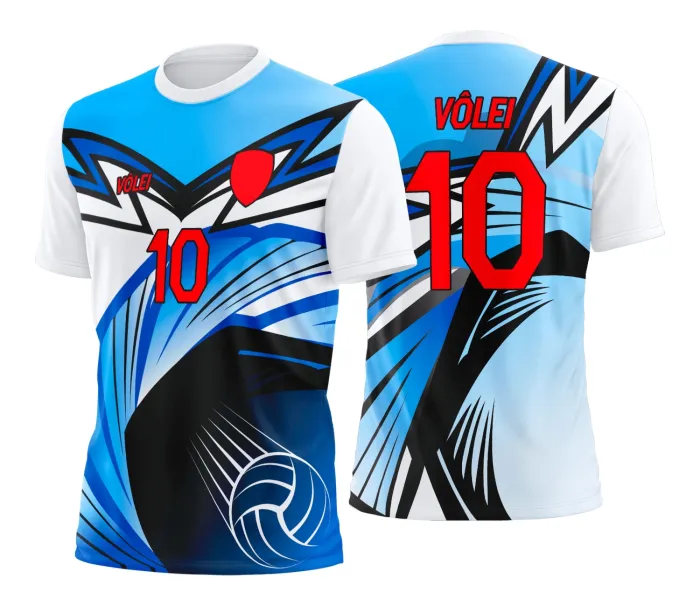 Arte Estampa Camisa de vôlei feminino olímpiadas
