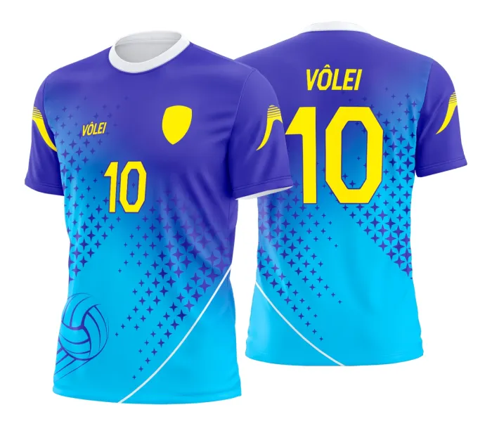 Arte Estampa Camisa de vôlei feminino olímpiadas