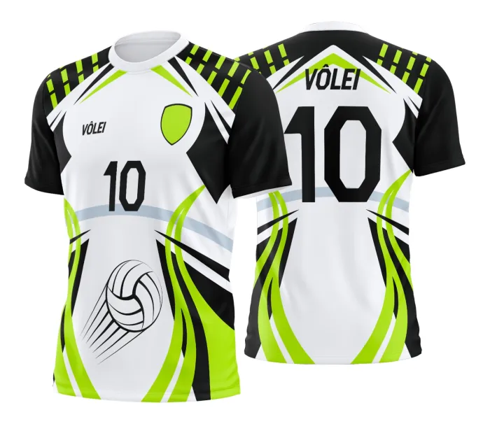 Arte Estampa Camisa de vôlei feminino olímpiadas