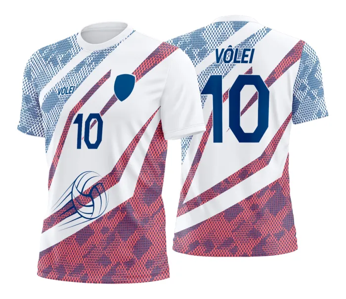 Arte Estampa Camisa de vôlei feminino olímpiadas