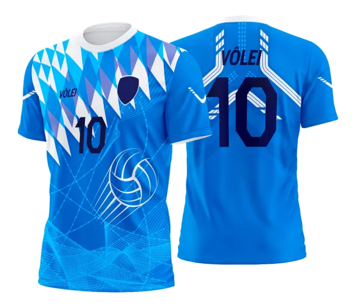 Arte Estampa Camisa de vôlei feminino olímpiadas