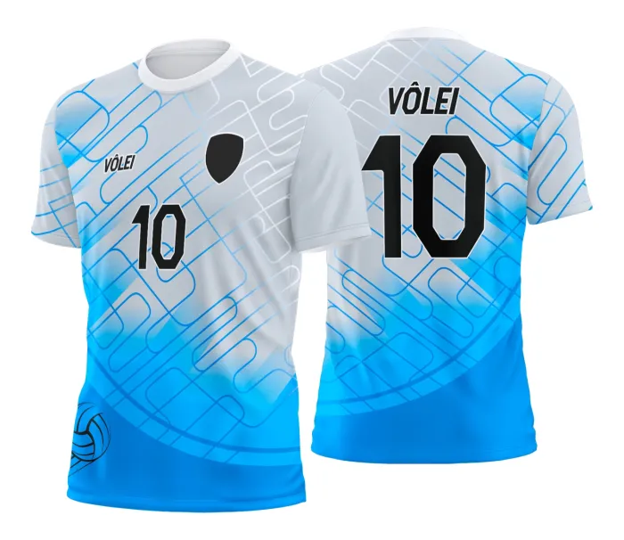 Arte Estampa Camisa de vôlei feminino olímpiadas