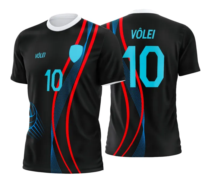 Arte Estampa Camisa de vôlei feminino olímpiadas