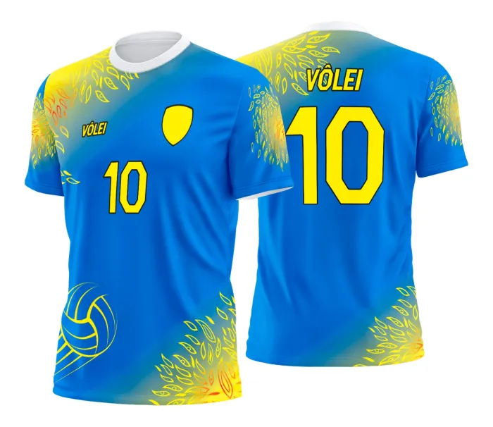 Arte Estampa Camisa de vôlei feminino olímpiadas