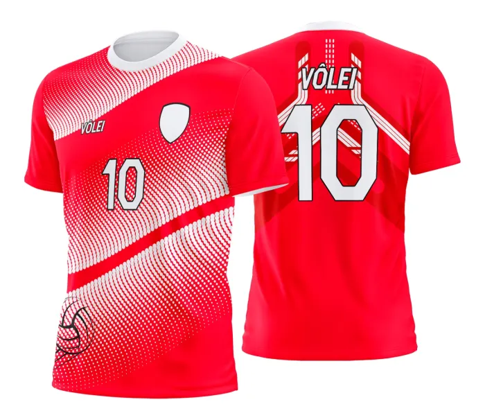 Arte Estampa Camisa de vôlei feminino olímpiadas