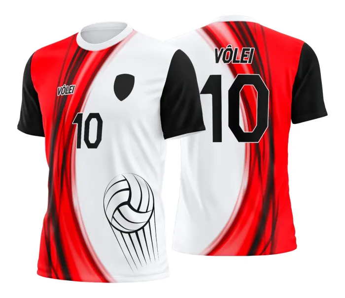 Arte Estampa Camisa de vôlei feminino olímpiadas