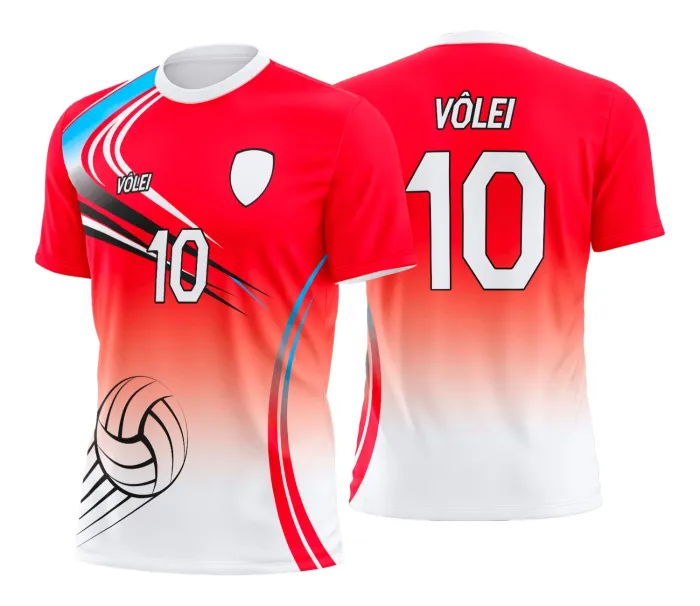 Arte Estampa Camisa de vôlei feminino olímpiadas