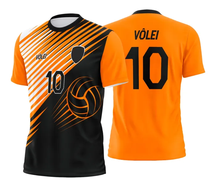 Arte Estampa Camisa de vôlei feminino olímpiadas