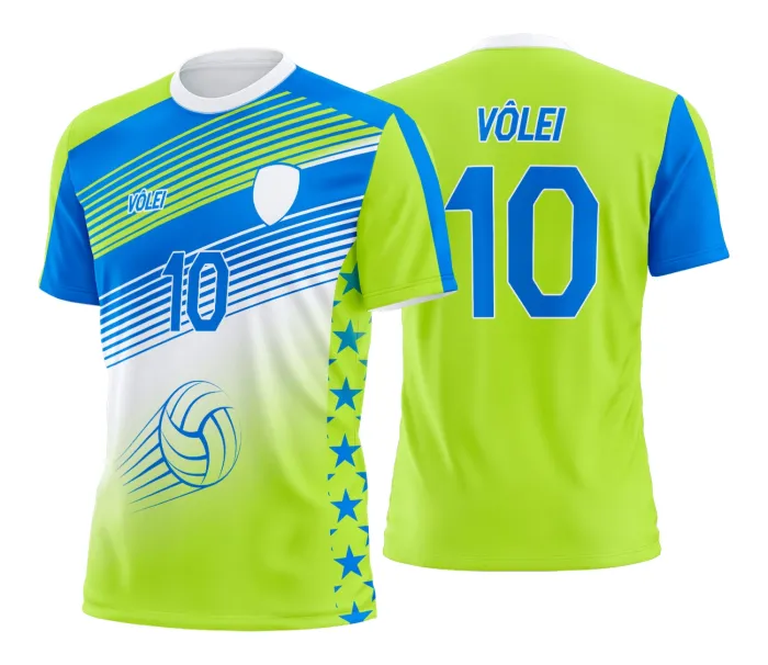 Arte Estampa Camisa de vôlei feminino olímpiadas