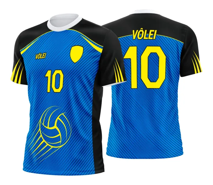 Arte Estampa Camisa de vôlei feminino olímpiadas