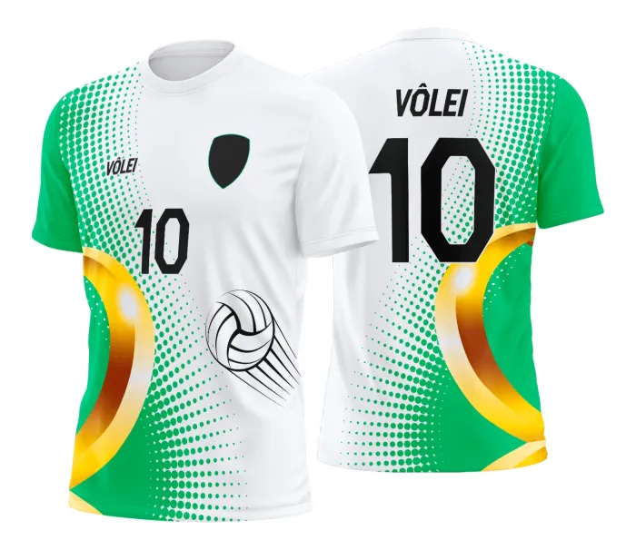 Arte Estampa Camisa de vôlei feminino olímpiadas