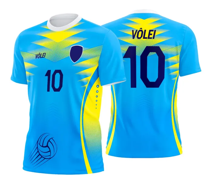 Arte Estampa Camisa de vôlei feminino olímpiadas