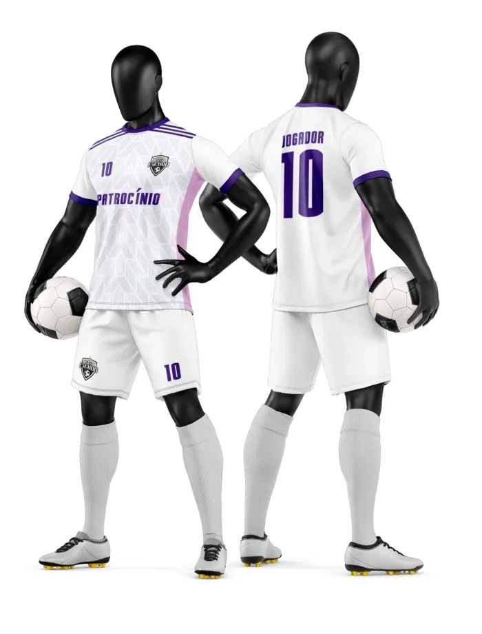 Arte Vetor Camisa e Short de Time de Futebol Amador