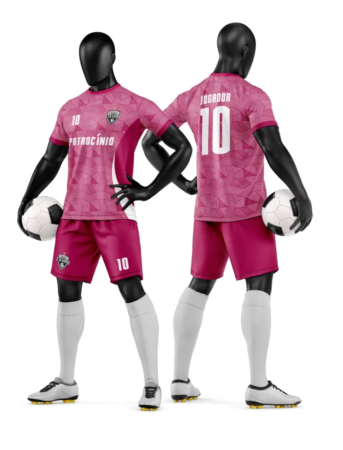 Arte Vetor Camisa e Short de Time de Futebol Amador