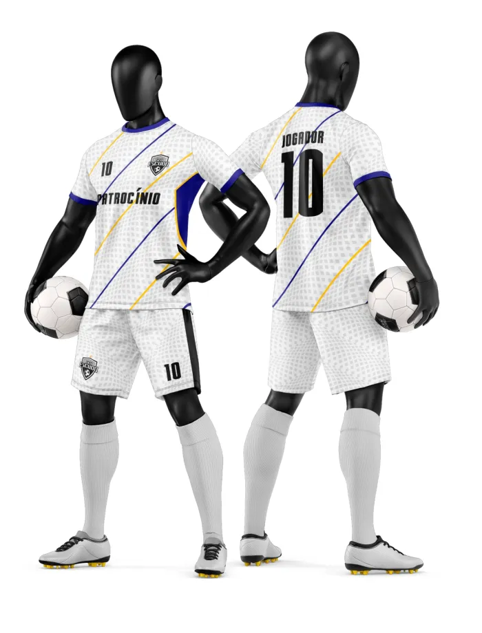 Arte Camisa e Short de Time de Futebol Amador