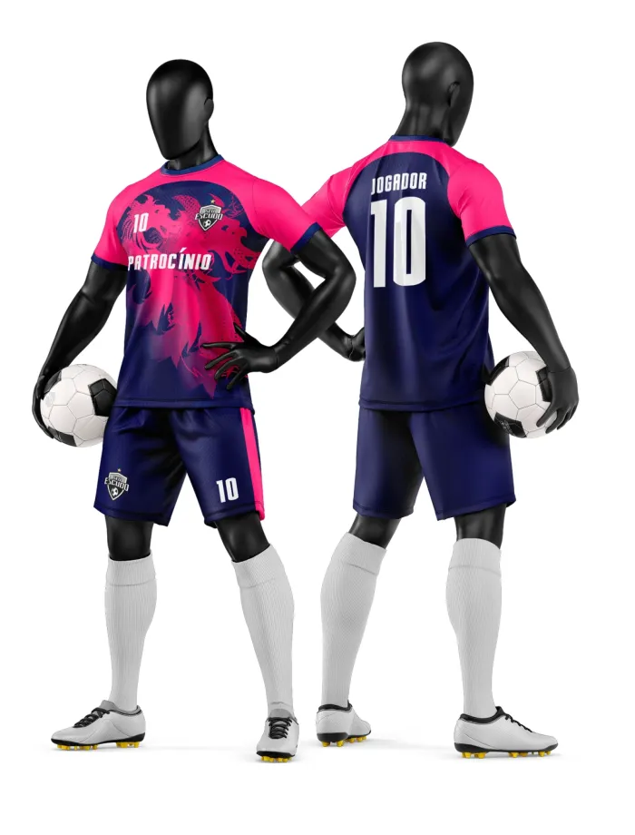Arte Camisa e Short de Time de Futebol Amador