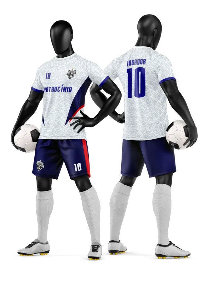 Arte Camisa e Short de Time de Futebol Amador