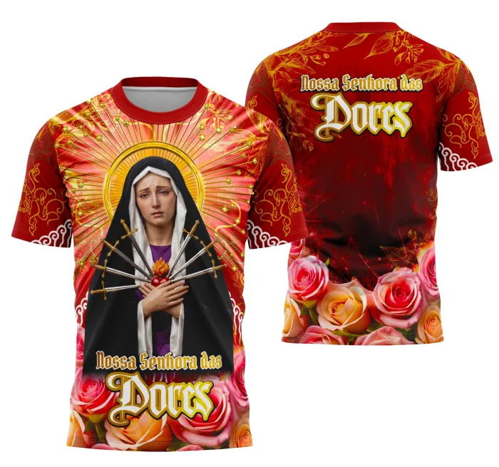 Camiseta Nossa Senhora das Dores Religião
