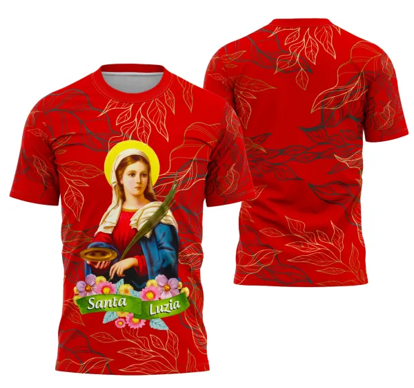 Estampa Camisa Santa Luzia 2024 Modelo 04