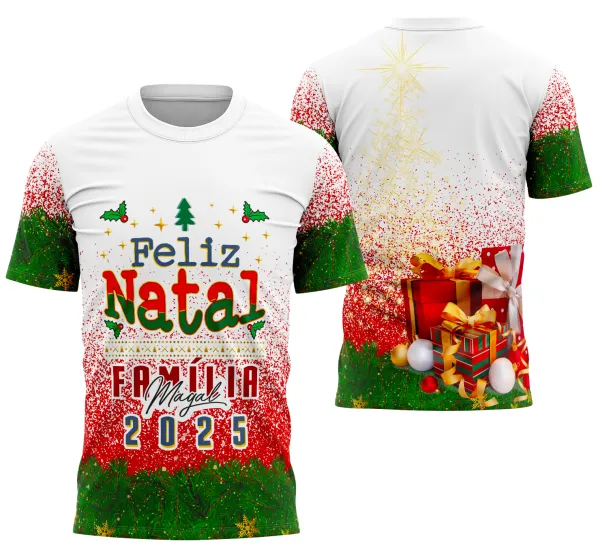 Estampa Camisa de Natal 2025 Modelo 15