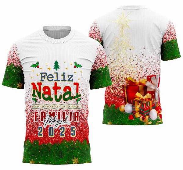 Estampa Camisa de Natal 2025 Modelo 15