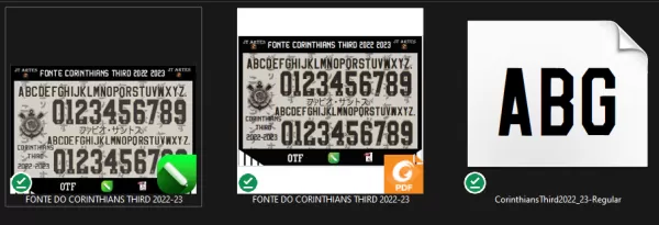 Fonte Corinthians Third 2022-23